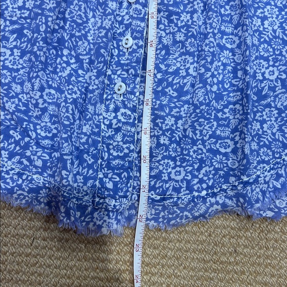 Cino Floral Blue Button-Up Shirt - Picture 7 of 9